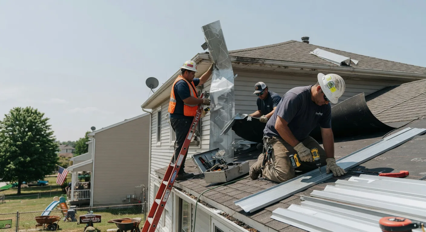 Storm Damage Metal Roof Repair in Deerwood, MN